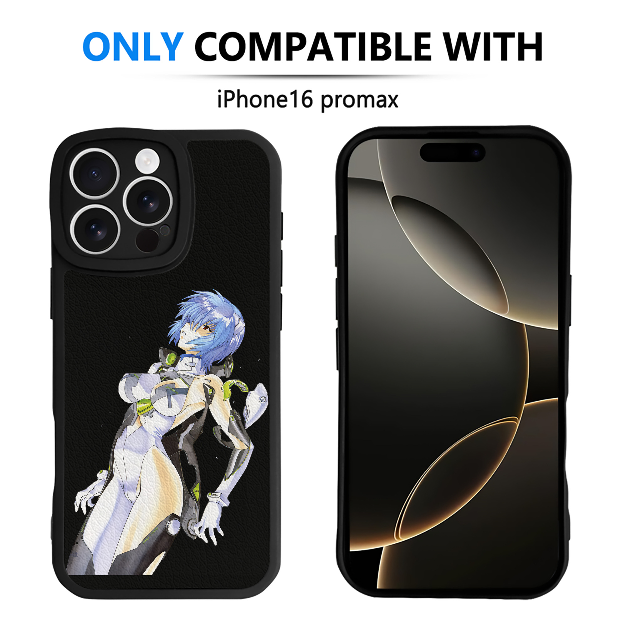 （画像用） EVA 新世紀エヴァンゲリオン 【iPhone 16シリーズ対応】シリコンスマホケース（レザー調） 材質：シリコン